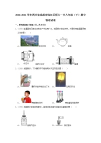 四川省成都市锦江区师大一中2020-2021学年八年级下学期期中物理试题