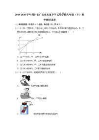 四川省广安市友谊中学实验学校2019-2020学年九年级下学期期中物理试题