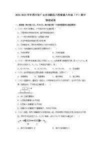 四川省广元市剑阁县六校联盟2021-2022学年八年级下学期期中物理试题