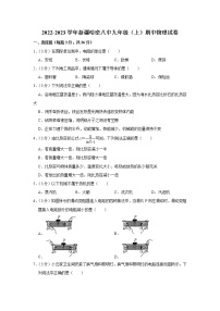 新疆哈密八中2022-2023学年九年级上学期期中物理试题