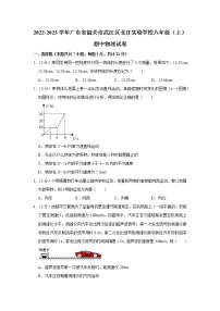 广东省韶关市武江区北江实验学校2022-2023学年八年级上学期期中物理试题