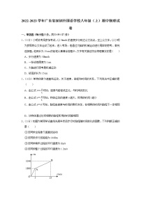 广东省深圳外国语学校2022-2023学年八年级上学期期中物理试题