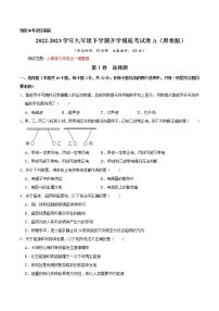 物理-2022-2023学年九年级下学期开学摸底考试卷A（人教版）