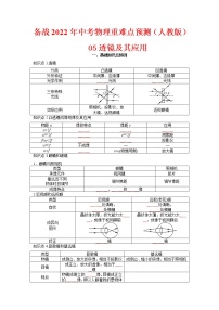 预测05透镜及其应用-备战中考物理考点精讲与精练（人教版）