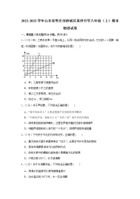 山东省枣庄市薛城区奚仲中学2022-2023学年八年级上学期期末物理试卷(含答案)