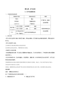 苏科版力与运动的关系课时作业