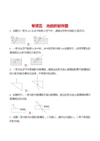 人教版八年级上册第四章 光现象第4节 光的折射课后测评