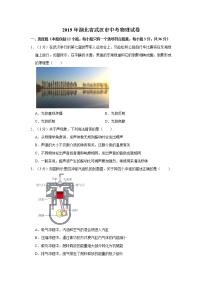 2019年湖北省武汉市中考物理试卷