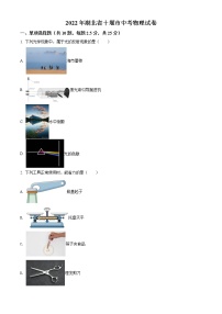 初中物理中考复习 精品解析：2022年湖北省十堰市中考物理试题（原卷版）