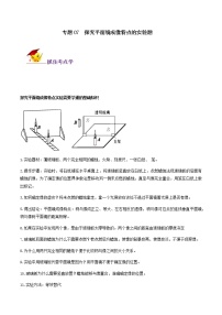 初中物理中考复习 专题07  探究平面镜成像特点的实验题（解析版）