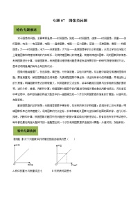 初中物理中考复习 专题07 图像类问题（解析版）