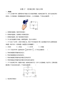 初中物理中考复习 专题17 欧姆定律 真题强化训练（原卷板）