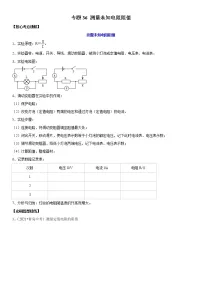 初中物理中考复习 专题36 测量未知电阻阻值(原卷版)-2022年中考物理二轮专项复习核心考点讲解与必刷题型汇编(全国通用)