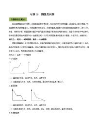 初中物理中考复习 专题39 中考图像类问题（原卷版）