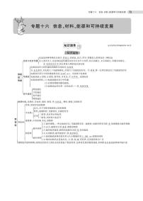 初中物理中考复习 专题十六 信息、材料、能源和可持续发展