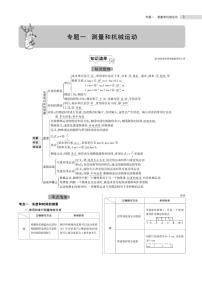 初中物理中考复习 专题一 测量和机械运动