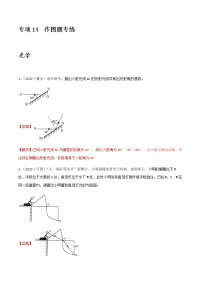 初中物理中考复习 专项14  作图题专练（解析版）-备战2021年中考物理精选考点专项突破题集