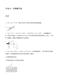 初中物理中考复习 专项14  作图题专练（原卷版）-备战2021年中考物理精选考点专项突破题集