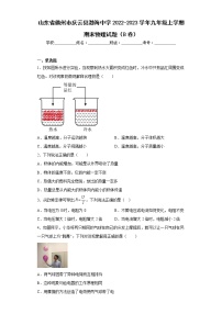 山东省德州市庆云县渤海中学2022-2023学年九年级上学期期末物理试题（B卷）(含答案)