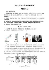 广东省深圳市罗湖区翠园东晓中学2022-2023学年下学期2月九年级质量检测物理试卷