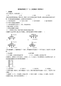 初中物理教科版八年级下册2 力的描述当堂达标检测题