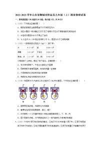 山东省聊城市阳谷县2022-2023学年九年级上学期期末物理试卷(含答案)