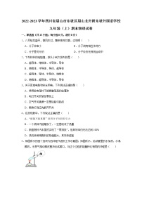 四川省眉山市北外附属东坡外国语学校2022-2023学年九年级上学期期末物理试卷(含答案)