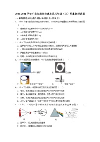 广东省惠州市惠东县2020-2021学年八年级上学期期末物理试卷