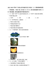 广东省云浮市新兴县2022-2023学年八年级上学期期末物理试卷(含答案)