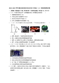 湖北省武汉市江汉区2022-2023学年八年级上学期期末物理试卷