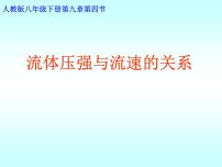 初中物理人教版八年级下册第九章 压强9.4 流体压强与流速的关系背景图ppt课件