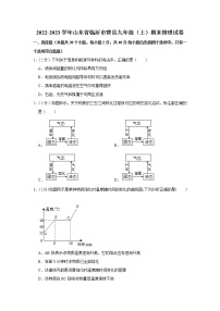 山东省临沂市费县2022-2023学年九年级上学期物理期末试题（含答案）