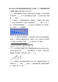 河南省南阳市卧龙区2022-2023学年八年级上学期期末物理试题（含答案）