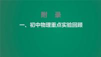 中考物理复习一、初中物理重点实验回顾课件PPT