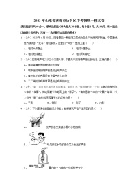 2023年山东省济南市历下区中考物理一模试卷（含答案）