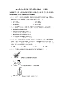 2023年山东省济南市历下区中考物理一模试卷（含答案）