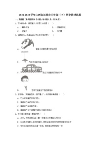 2021-2022学年山西省运城市八年级（下）期中物理试卷（word版无答案）