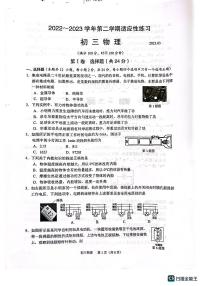 2023年江苏省苏州市常熟市等4地一模物理试题