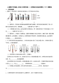 人教版中考物理二轮复习专题专练——压强相关的实验探究（19）附解析