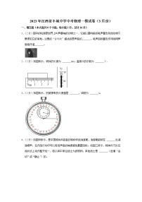 2023年江西省丰城中学中考物理一模试题（含答案）