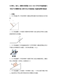 02弹力、重力、摩擦力作图题-2022-2023学年沪科版物理八年级下学期期中复习常考考点专题精炼【福建省期中真题】