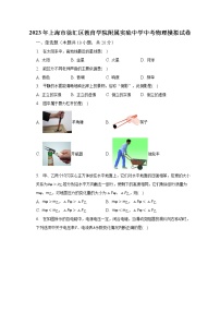 2023年上海市徐汇区教育学院附属实验中学中考物理模拟试卷（含解析）