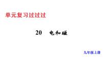 单元复习20 电和磁【知识梳理】——2022-2023学年人教版物理九年级全册单元综合复习