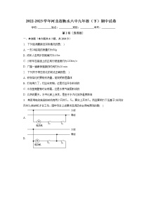 河北省衡水市第六中学2022-2023学年九年级下学期期中物理试卷(含答案)