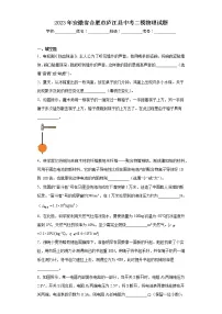 2023年安徽省合肥市庐江县中考二模物理试题