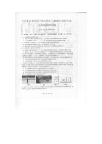 重庆市巴南区联考2022-2023学年八年级下学期4月期中物理试题