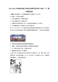 湖北省咸宁市通山县联考协作体2022-2023学年八年级下学期4月期中物理试题 (含答案)