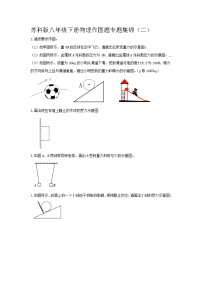 苏科版八年级下册物理作图题专题集锦（二）