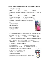 2023年吉林省长春市榆树市八号镇第三中学中考物理二模试卷
