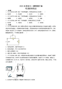 2023年北京初三一模物理分类汇编：电流的热效应